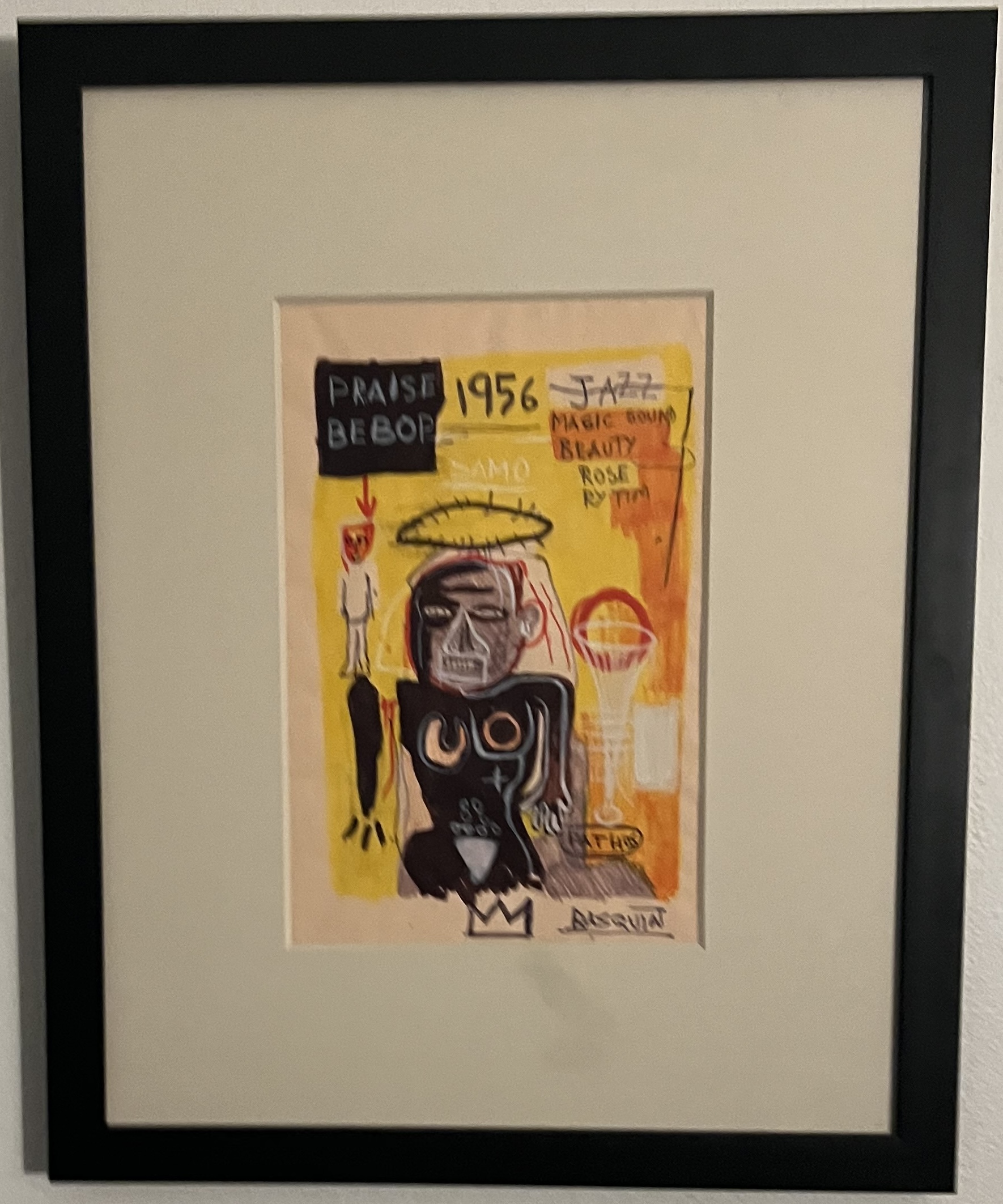 Basquiat Bebop Sketch